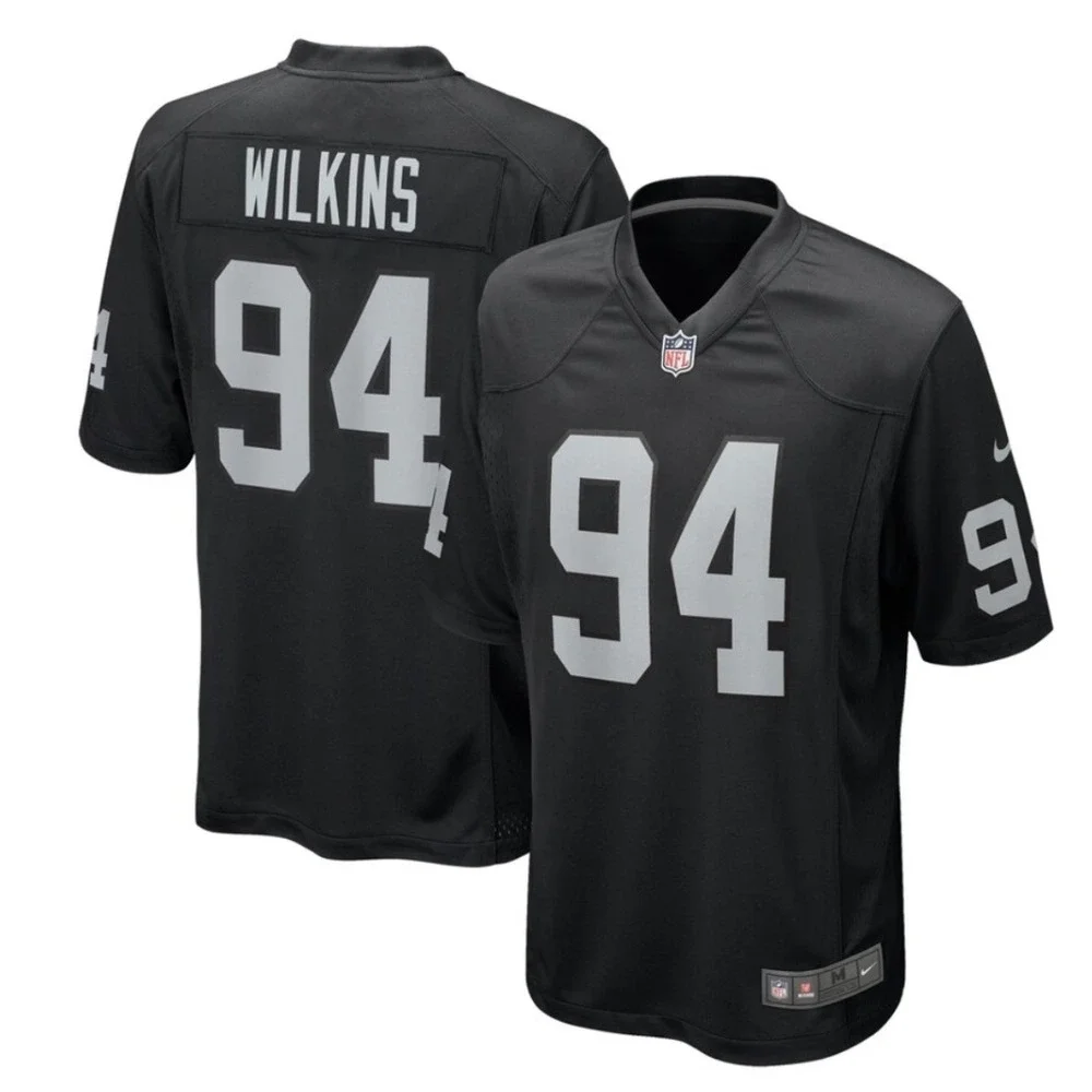 Men's XL Wilkins #94 Las Vegas Raiders Nike NFL Jersey‎